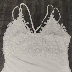 White spaghetti strap shirt nwot